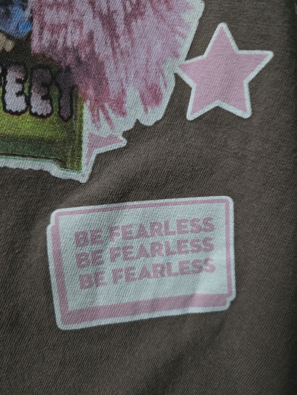Barbie Brown Tee with Pink Graphic and Blue Jeans - Picture 6 of 7
